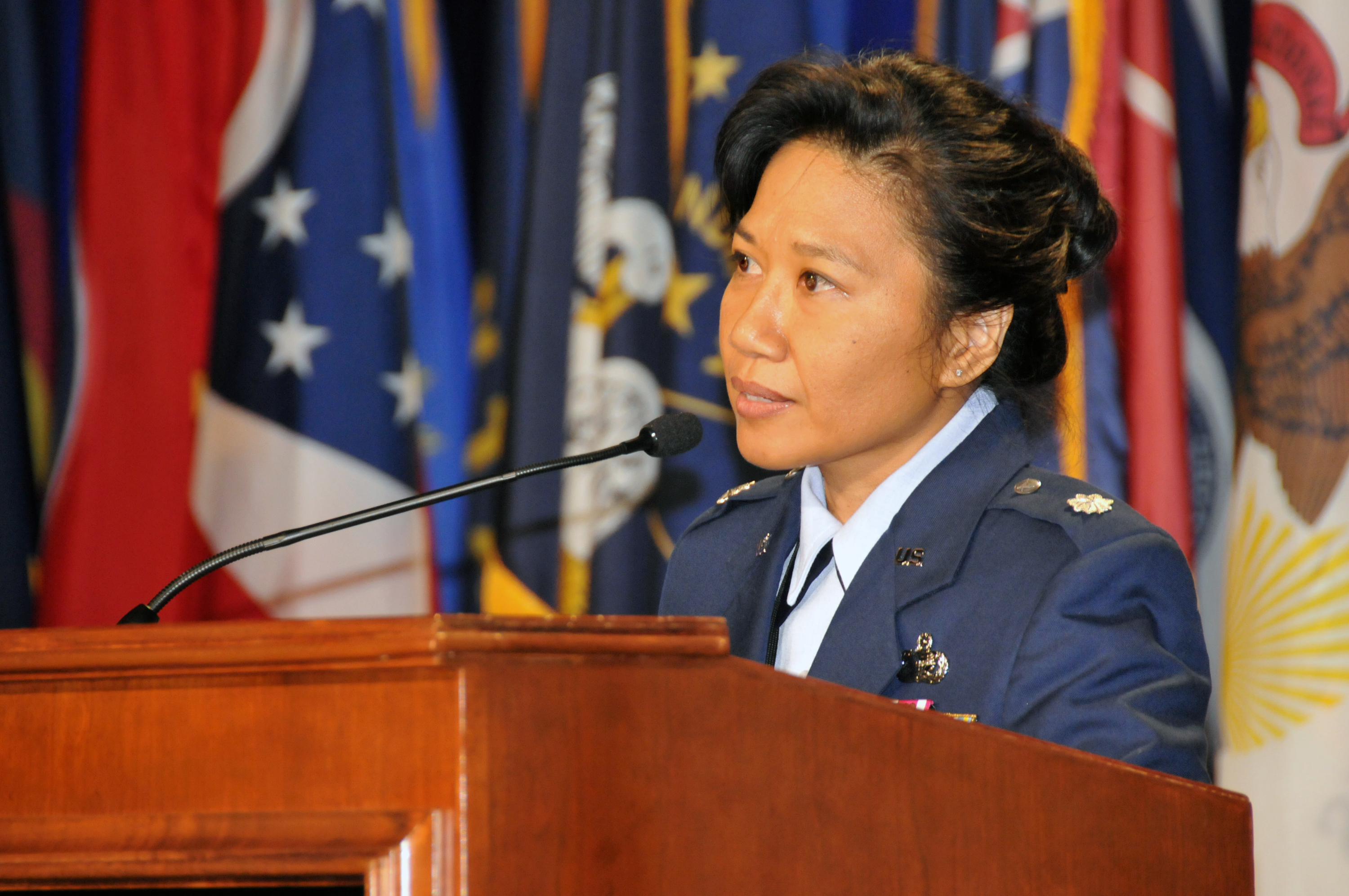 Air Force Lt. Col. Shirley Raguindin