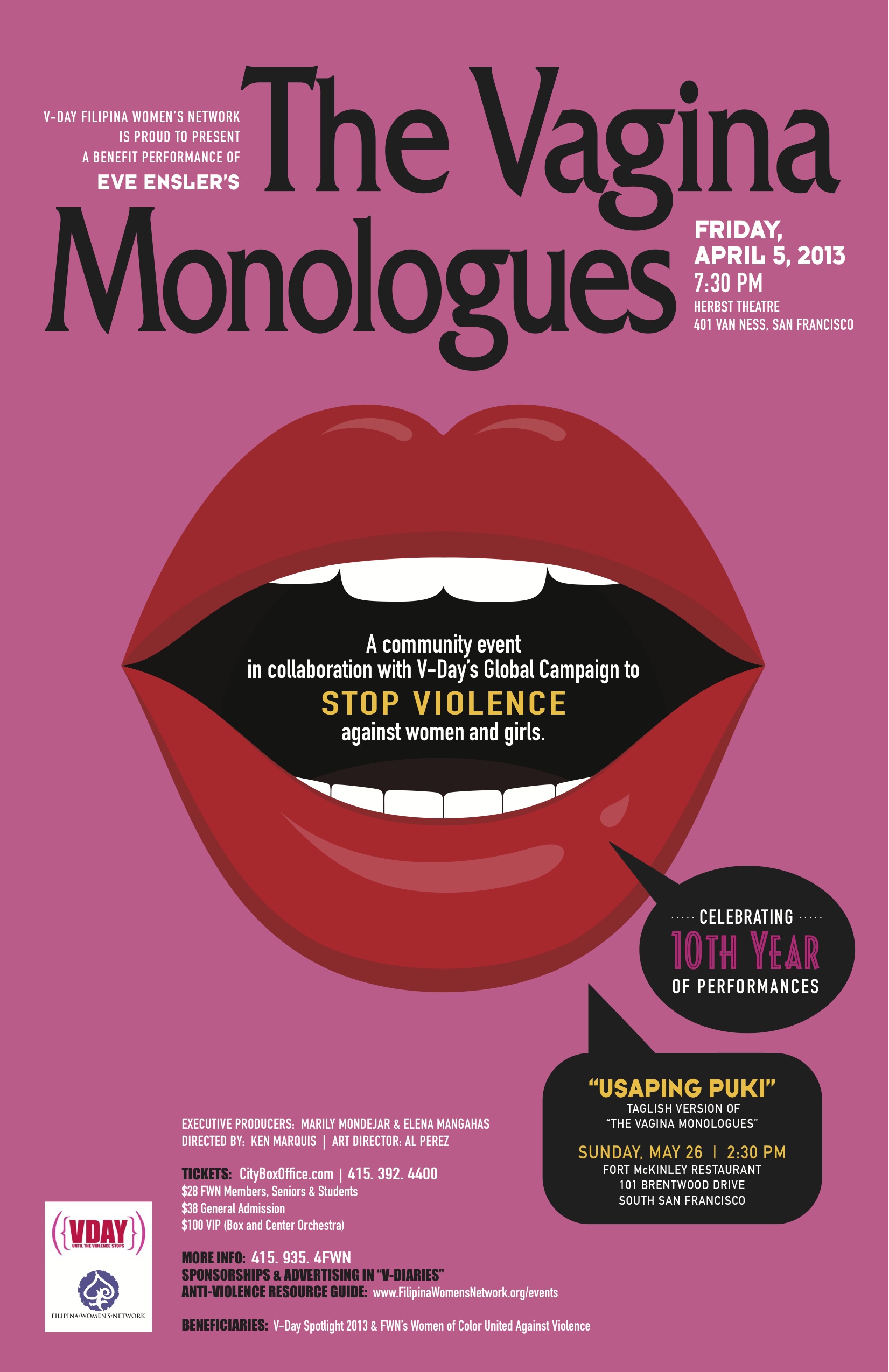 The Vagina Monologues 2013